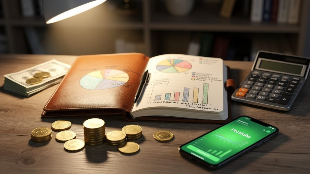 Financial planning tools for portfolio preparation before correction