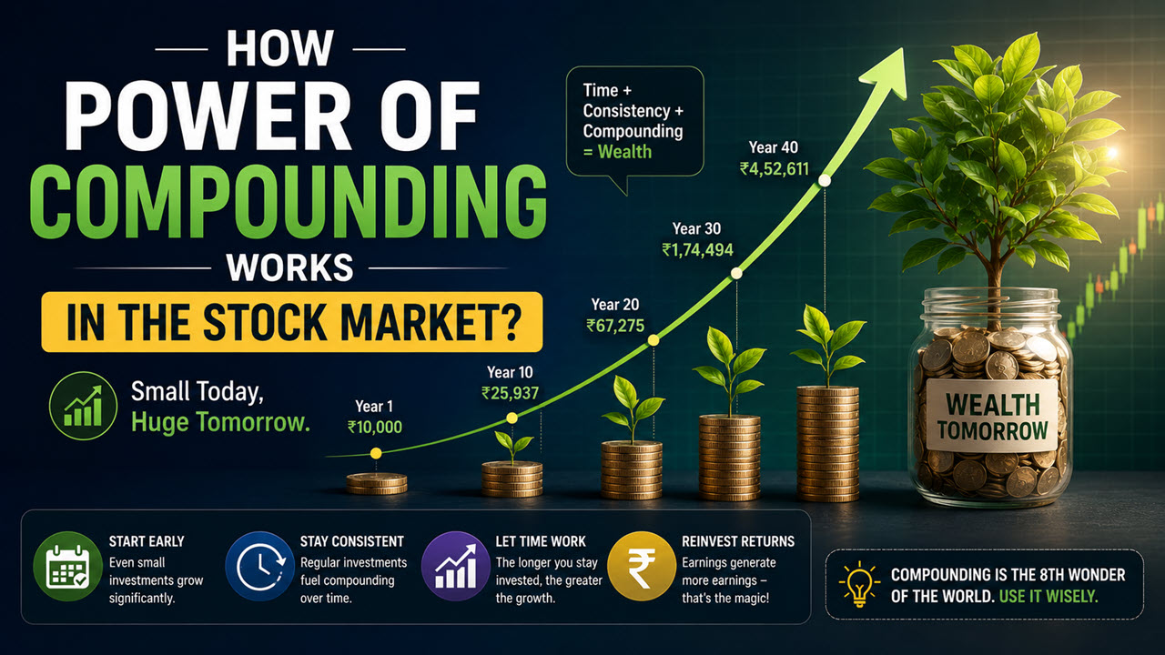 How Power of Compounding Works in the Stock Market