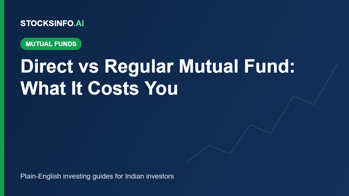 Direct vs Regular Mutual Fund: What It Costs You