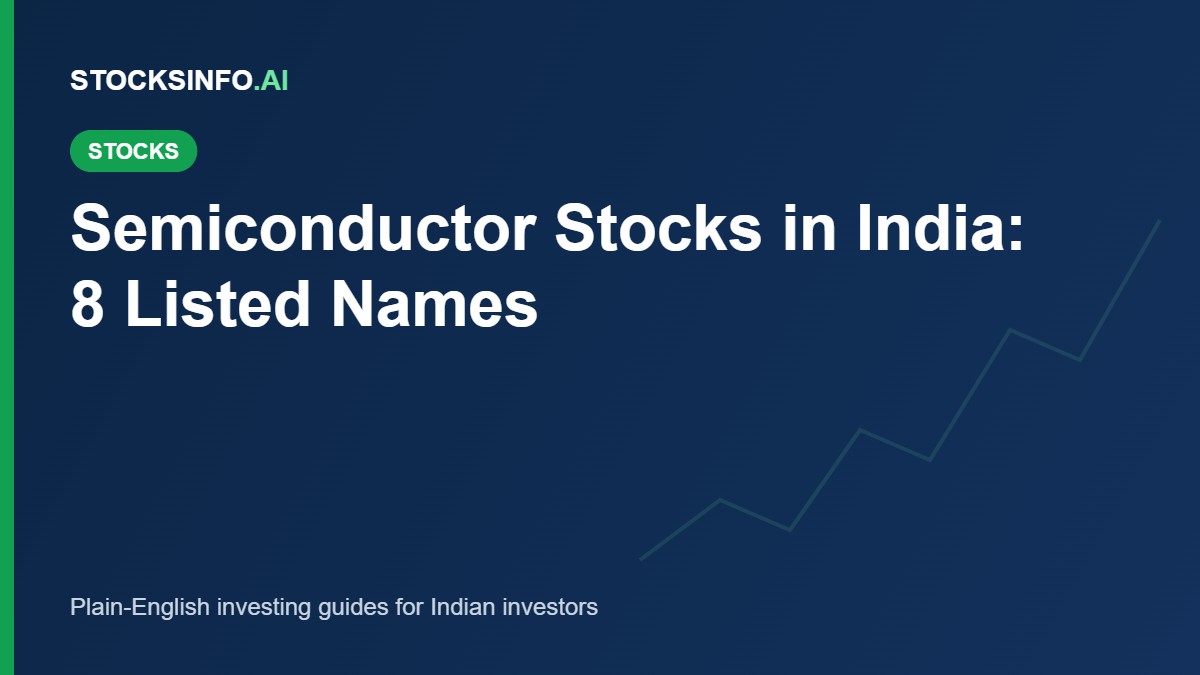 Semiconductor Stocks in India: 8 Listed Names